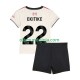 Camisola Liverpool Hugo Ekitike 22 Criança Equipamento Segundo 2025-2026 Manga Curta